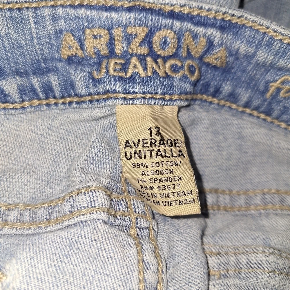 Arizona Jean Company Blue Flare Wide Leg Jeans